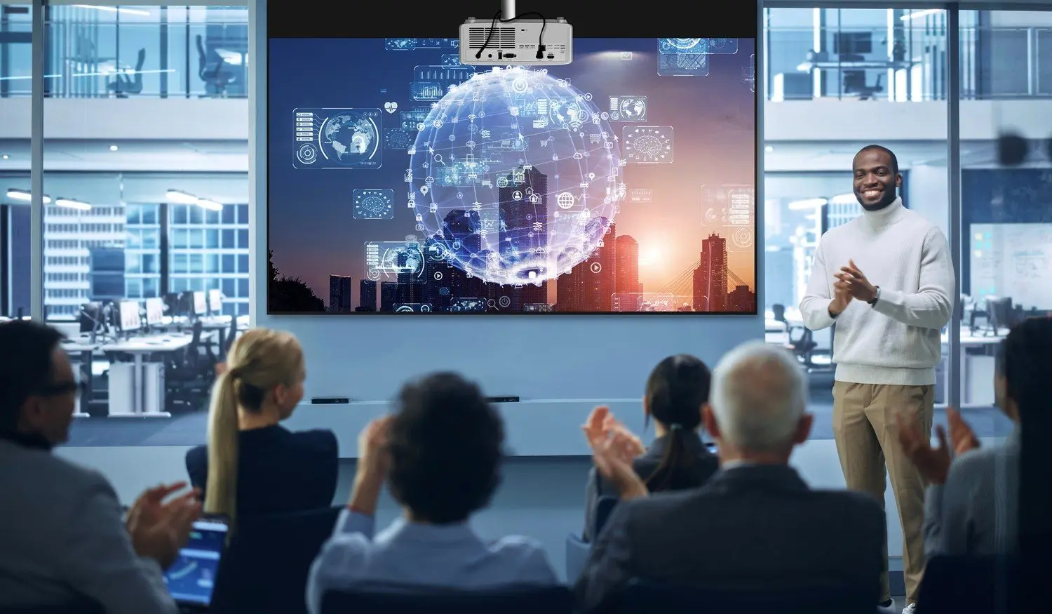 Проектор Optoma ZK430ST (White)