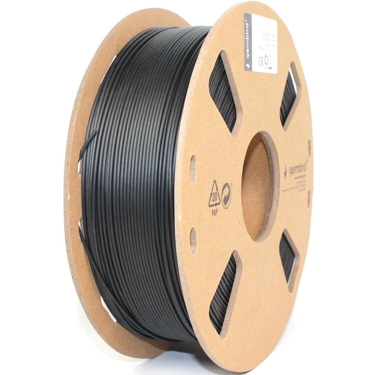 Filament pentru imprimanta 3D Gembird 3DP-PLA1.75-01-BK (Black)