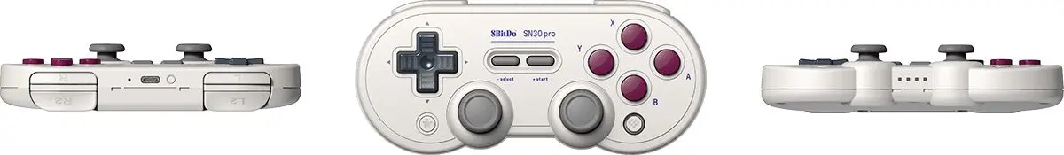 Игровой контроллер 8BitDo SN30 Pro (White) - 6