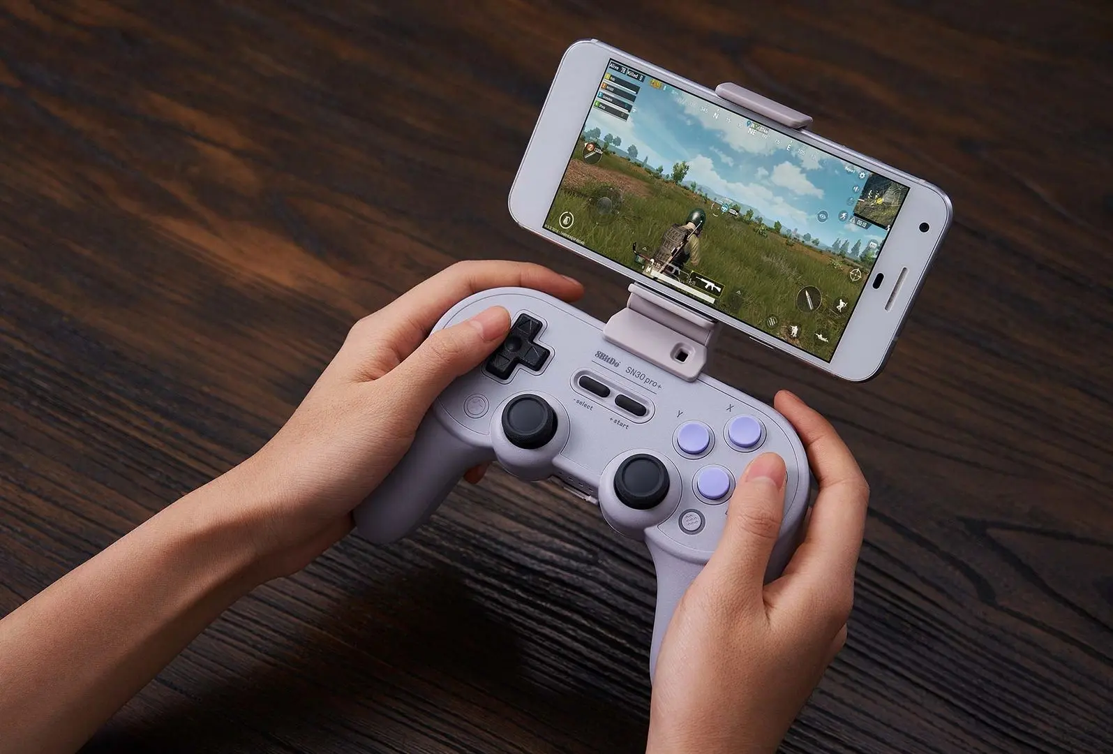 Игровой контроллер 8BitDo SN30 Pro+ (White) - 5
