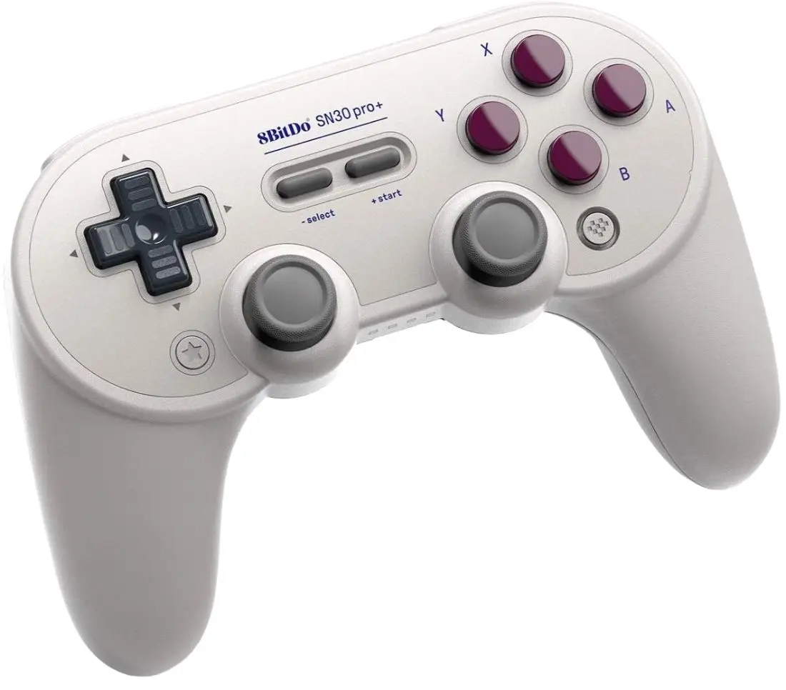 Игровой контроллер 8BitDo SN30 Pro+ (White)