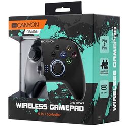 Gamepad fara fir 4in1 Canyon CND-GPW3 (Black) Thumb