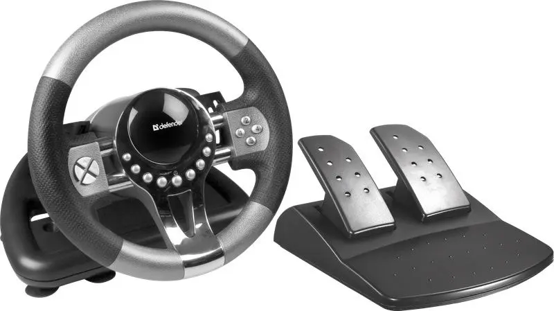 Volan gaming Defender Forsage GTR (Black/Silver)