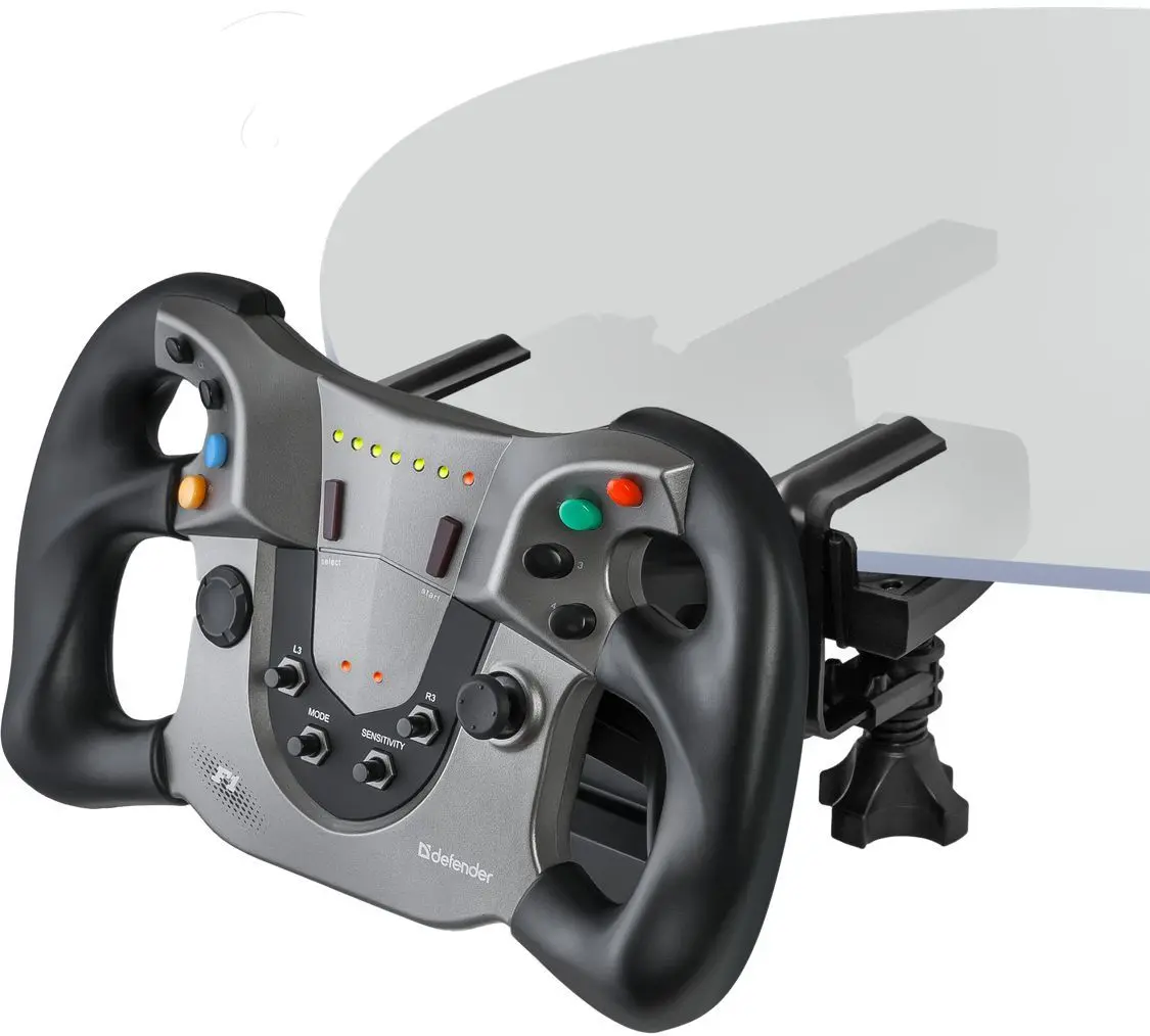 Игровой руль Defender Forsage Sport (Black) - 2