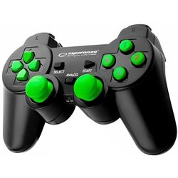 Gamepad fara fir Esperzana Gladiator EGG108G (Black/Green) Thumb