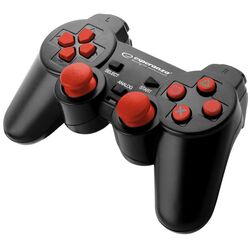 Gamepad Esperanza Warrior EGG102R (Black/Red) Thumb