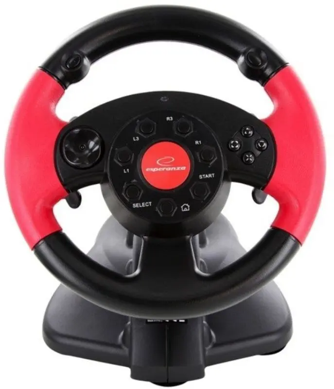 Игровой руль Esperanza High Octane EG103 (Black/Red)