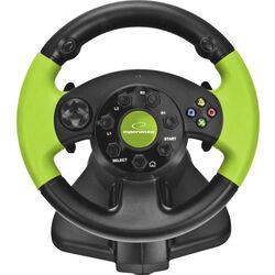 Игровой руль с педалями Esperanza  EG104 (Black/Green)
