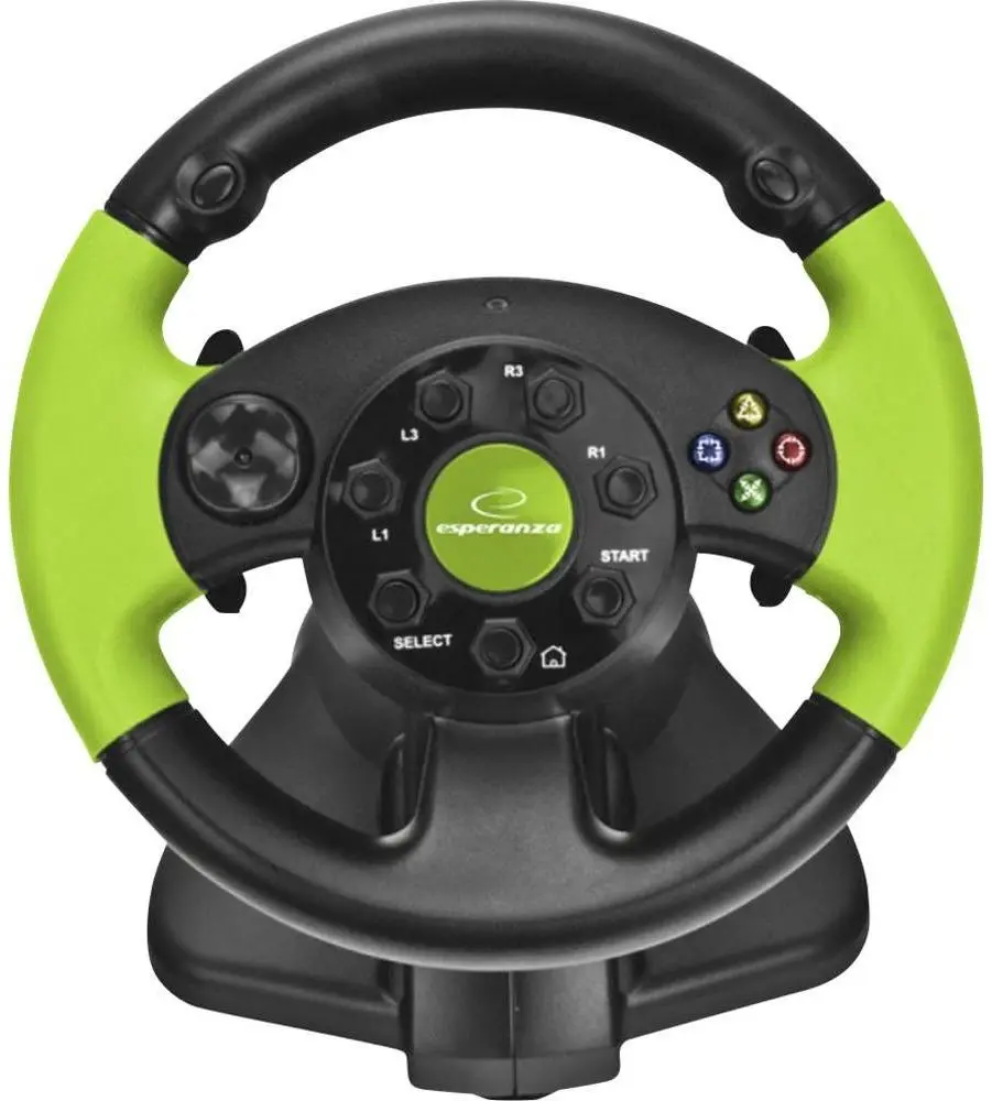 Volan pentru jocuri Esperanza EG104 (Black/Green)