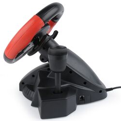 Игровой руль с педалями Gembird STR-MV-02 (Black/Red) Thumb