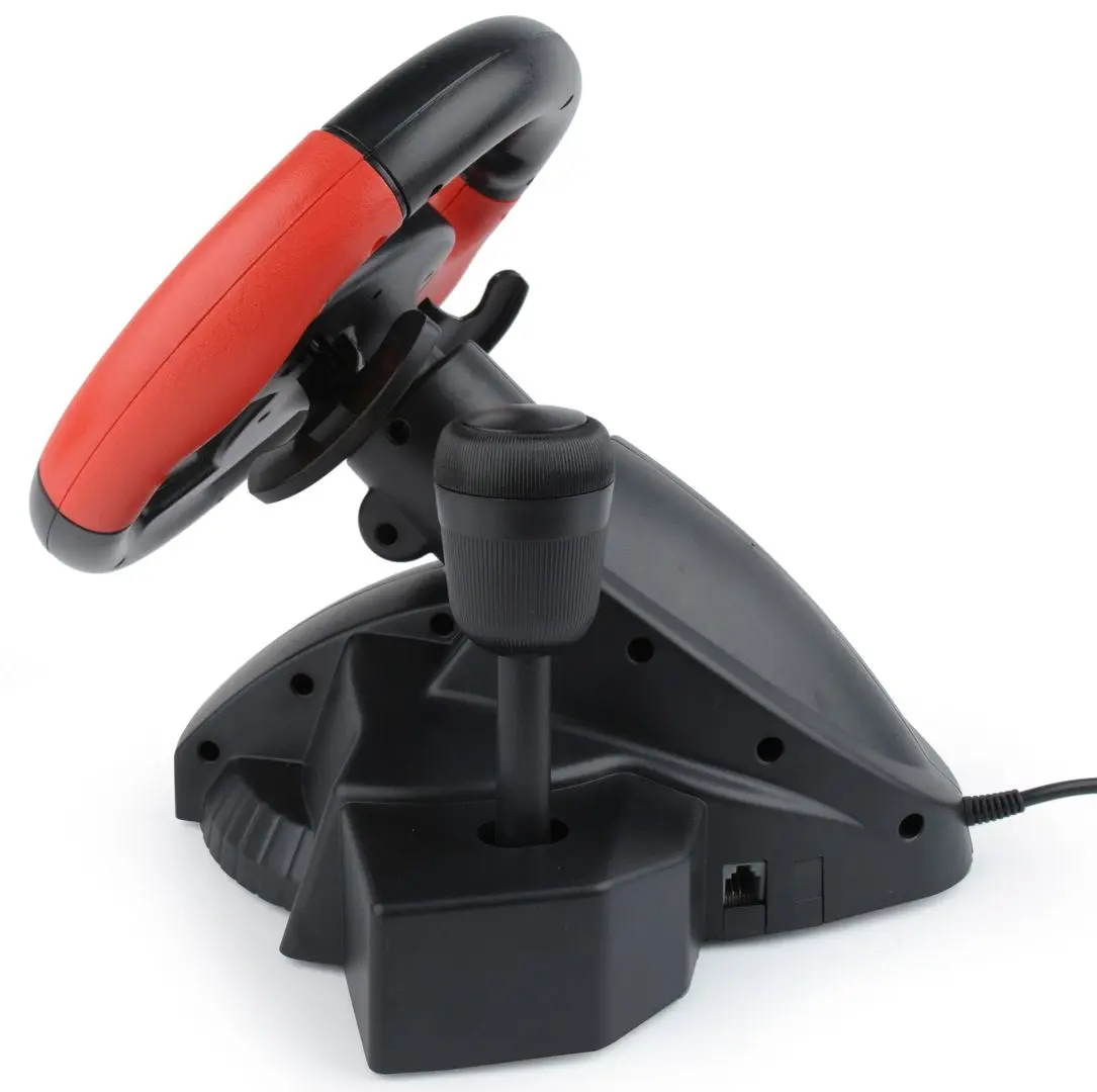 Игровой руль с педалями Gembird STR-MV-02 (Black/Red) - 3