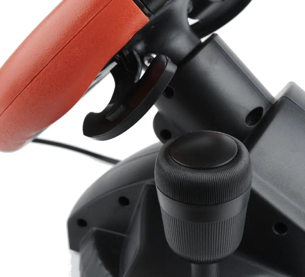 Игровой руль с педалями Gembird STR-MV-02 (Black/Red) - 4