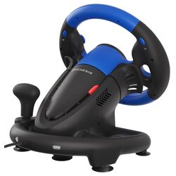 Игровой руль с педалями Genesis Seaborg 350 (Black/Blue) Thumb