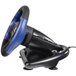 Игровой руль с педалями Hama uRage GripZ (Black/Blue) Thumb
