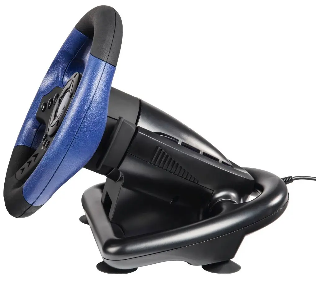 Игровой руль с педалями Hama uRage GripZ (Black/Blue) - 2