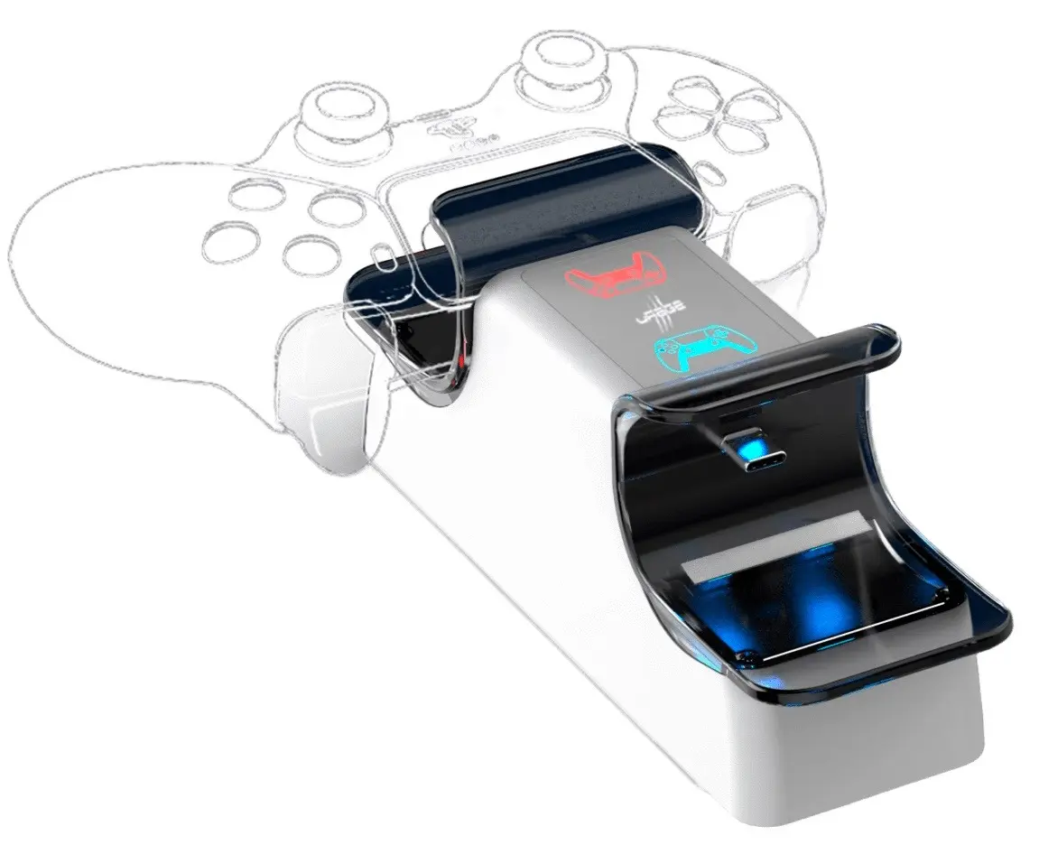 Statie de incarcare Hama uRage 115529 for PS5 (White)