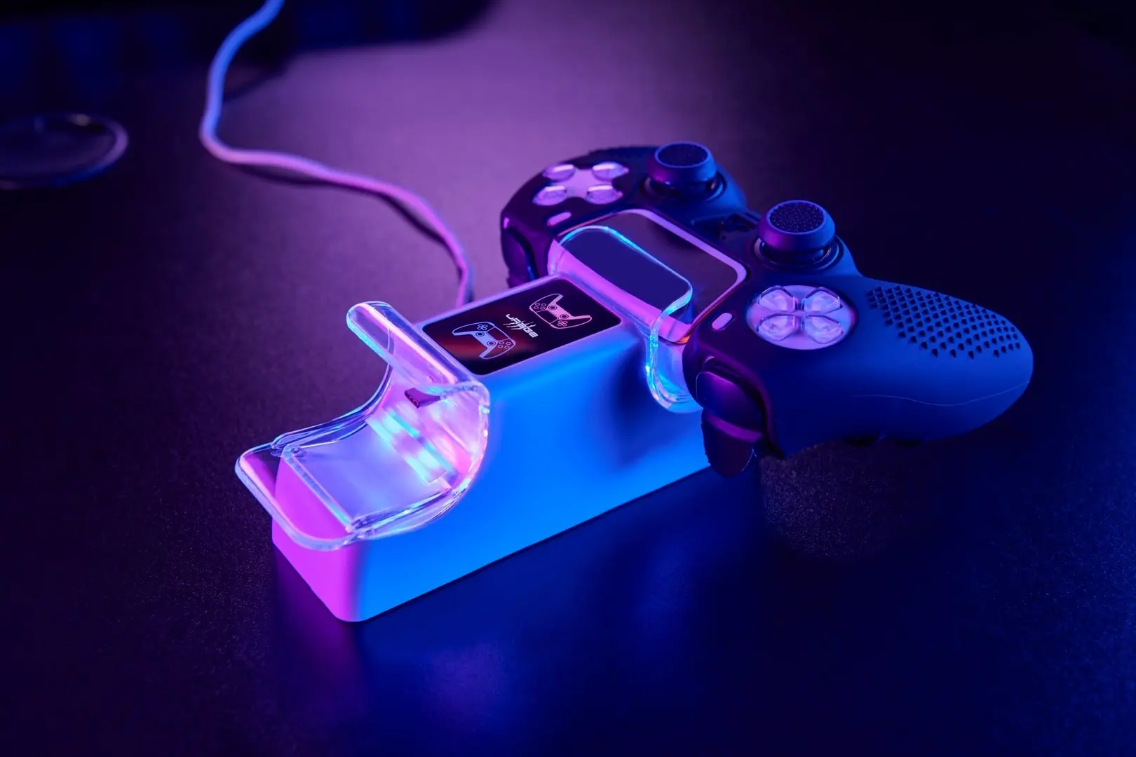 Statie de incarcare Hama uRage 115529 for PS5 (White)