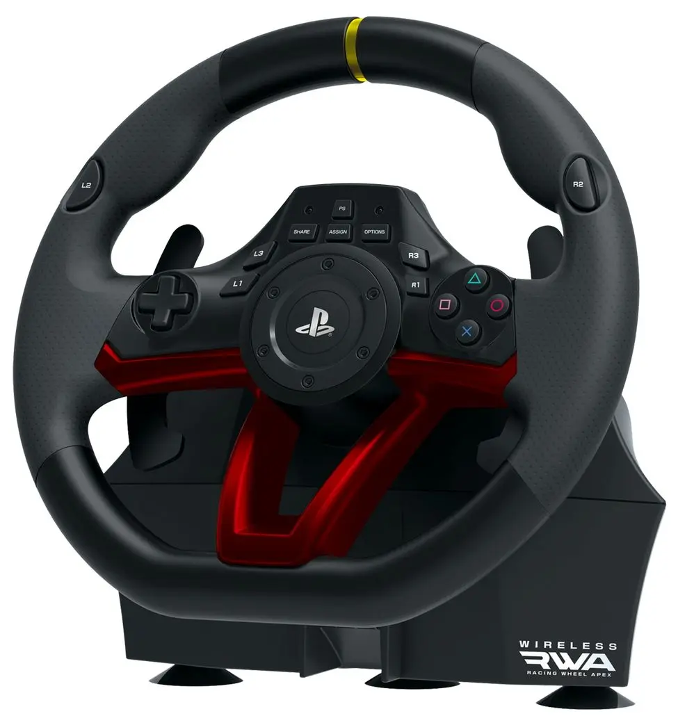 Volan pentru jocuri cu pedale Hori APEX (Black/Red) - 2
