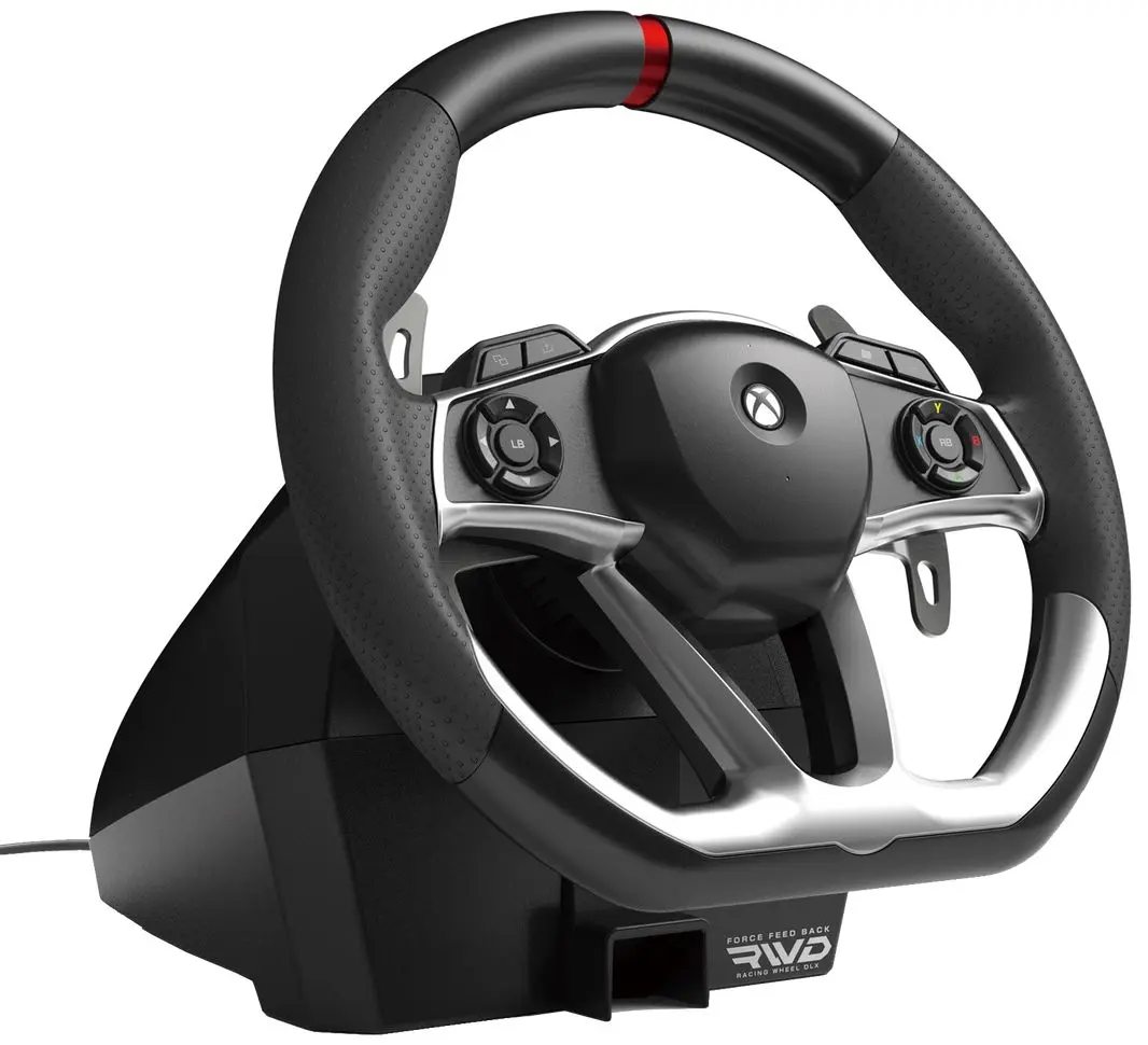 Игровой руль с педалями Hori Force (Black) - 2