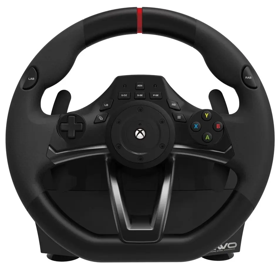 Volan pentru jocuri cu pedale Hori Racing Wheel Overdrive (Black)