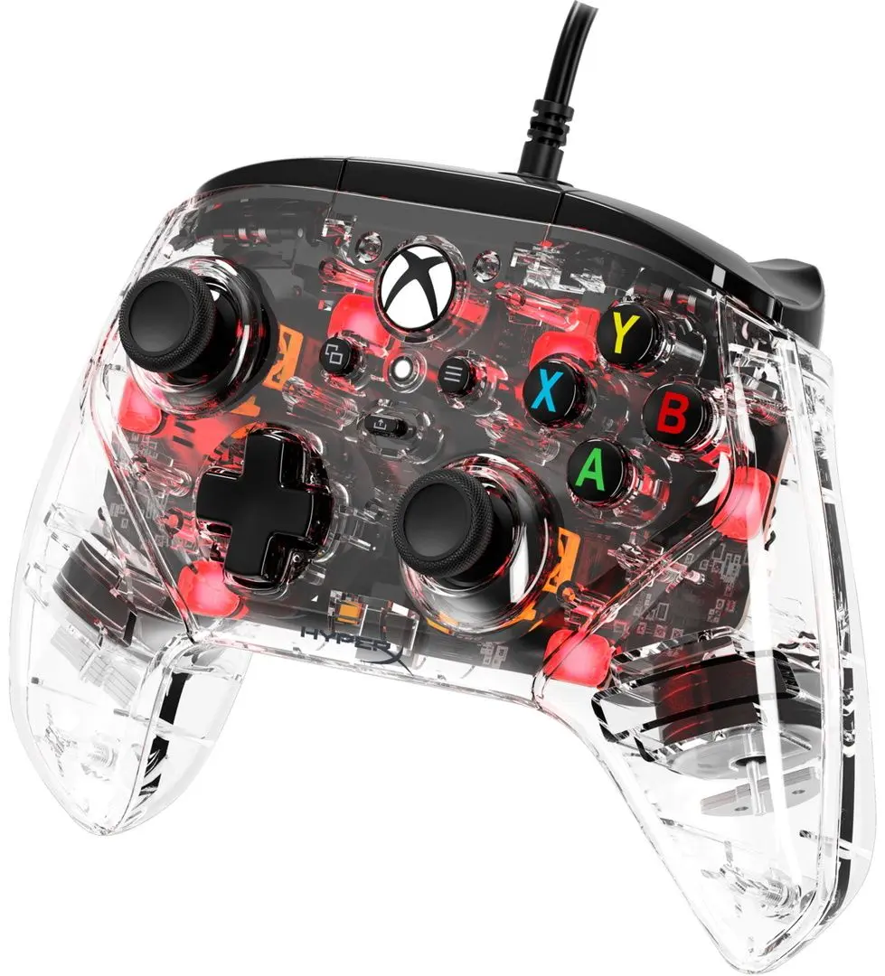 Gamepad HyperX Clutch Gladiate RGB (Transparent)