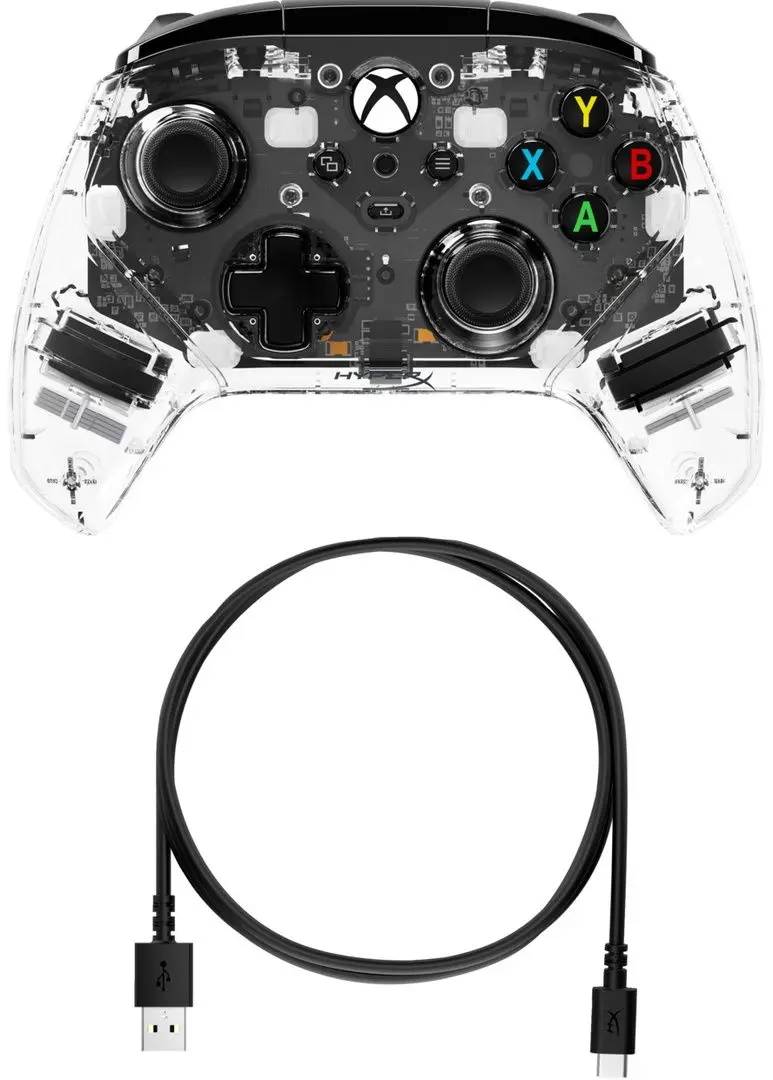 Gamepad HyperX Clutch Gladiate RGB (Transparent)