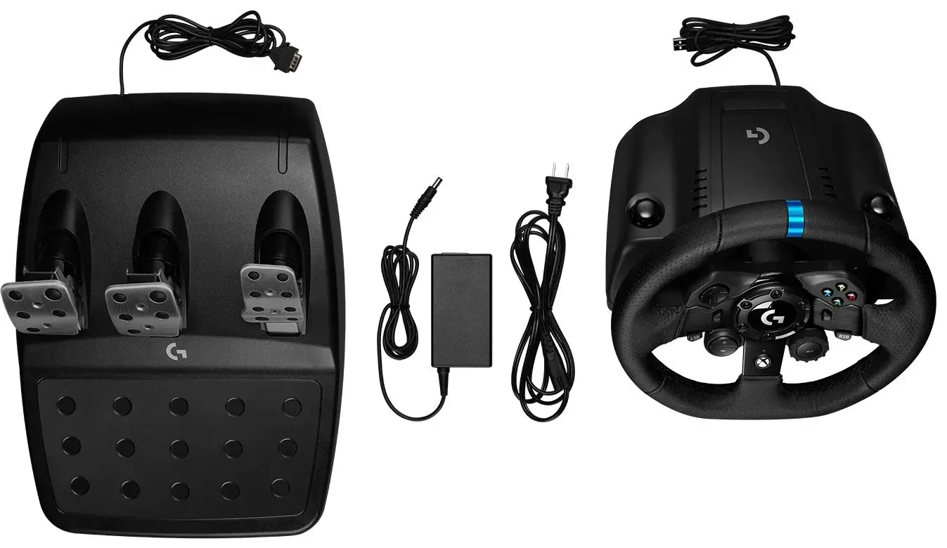 Игровой руль + педали Logitech TrueForce G923 (Black) - 7