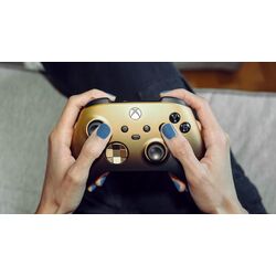 Беспроводной геймпад Microsoft Xbox (Gold Shadow) Thumb