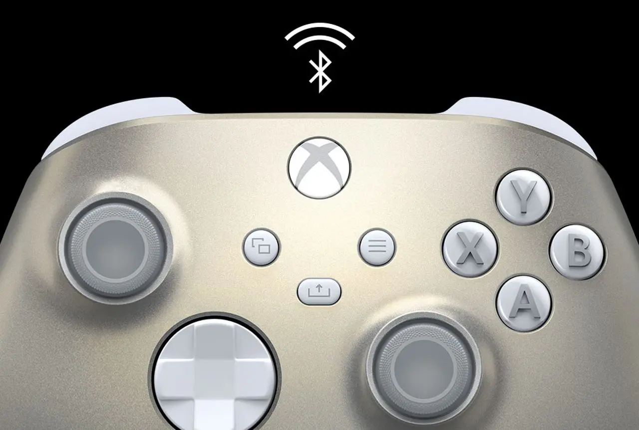 Gamepad fara fir Microsoft Xbox (Lunar Shift) - 5
