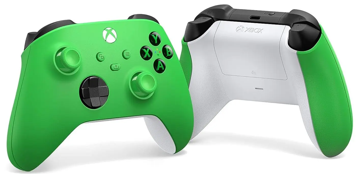 Gamepad fara fir Microsoft Xbox QAU-00091 (Velocity Green)