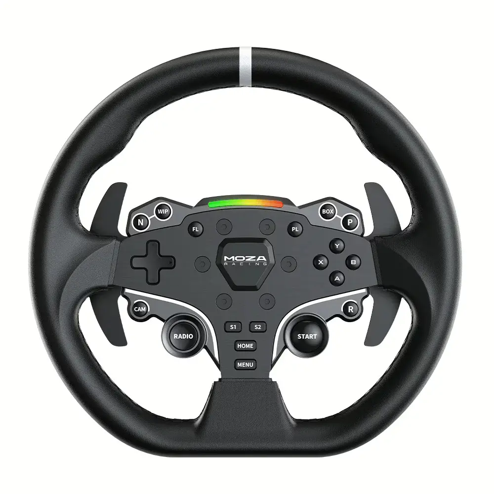 Volan gaming cu pedale Moza R3 Racing for PC (Black)