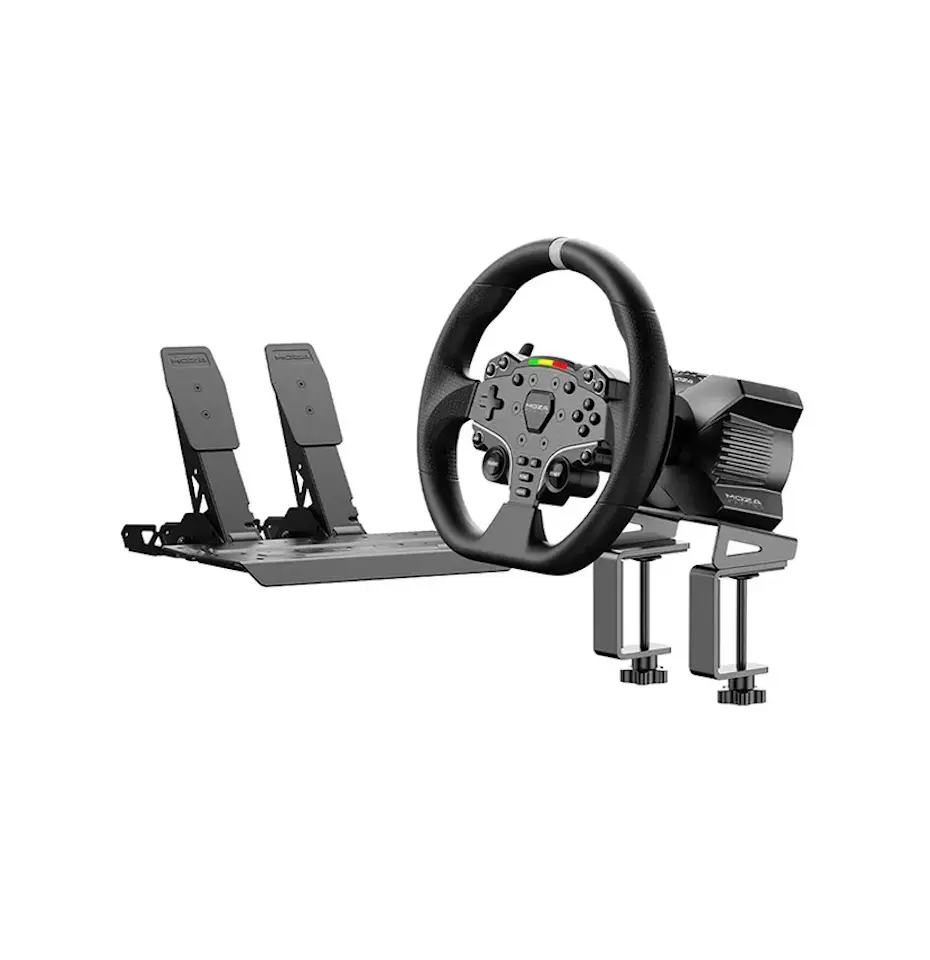 Volan gaming cu pedale Moza R3 Racing for PC (Black)