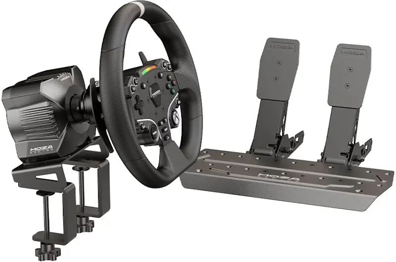 Volan gaming cu pedale MOZA R3 Racing for Xbox & PC (Black) - 2