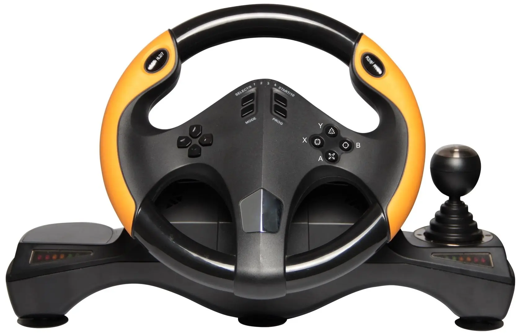 Volan pentru jocuri cu pedale Myria MG7400 (Black/Yellow)