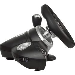 Volan pentru jocuri cu pedale NanoRS RS700 (Black/Silver) Thumb