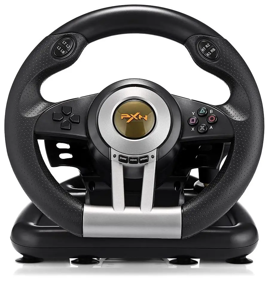 Volan pentru jocuri cu pedale PXN V3 Pro (Black) - 2