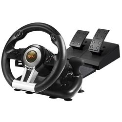 Volan pentru jocuri cu pedale PXN V3 Pro (Black)