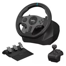 Игровой руль с педалями PXN V9 (Black) Thumb