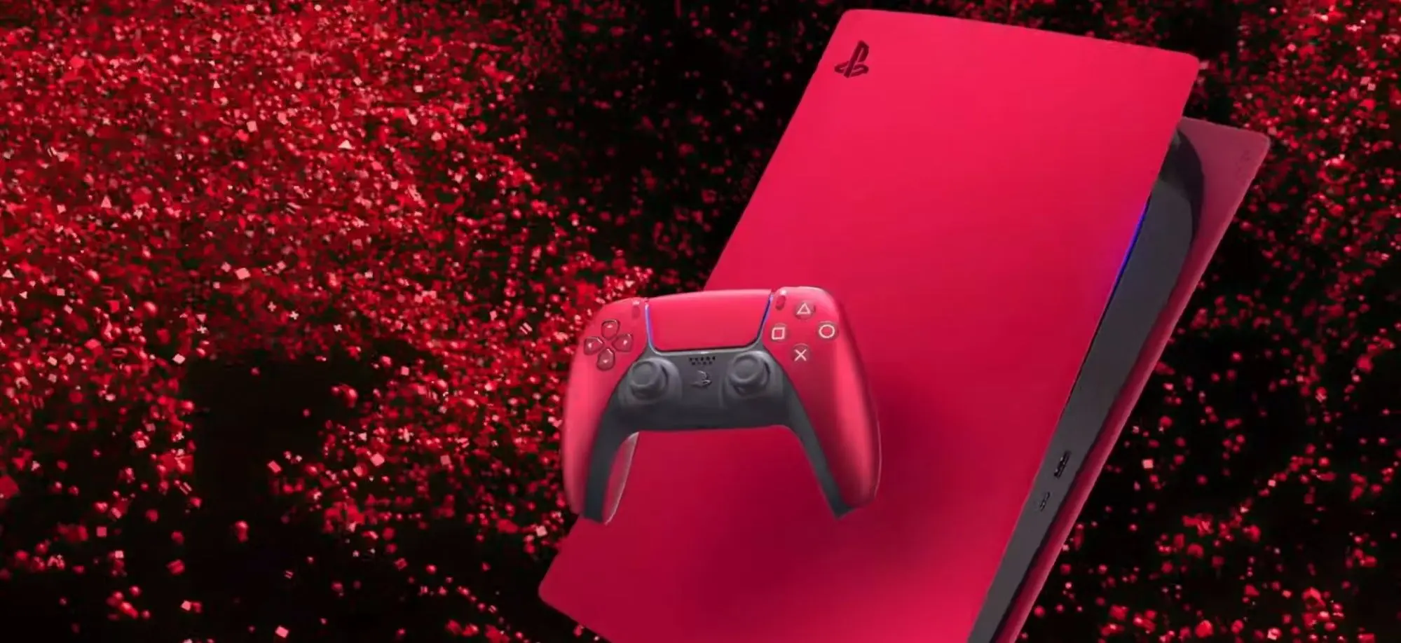 Беспроводной геймпад Sony DualSense PS5 (Volcanic Red)