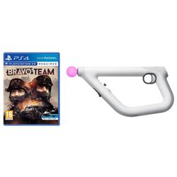 Контроллер прицеливания Sony PlayStation VR Aim + Bravo Team (White)