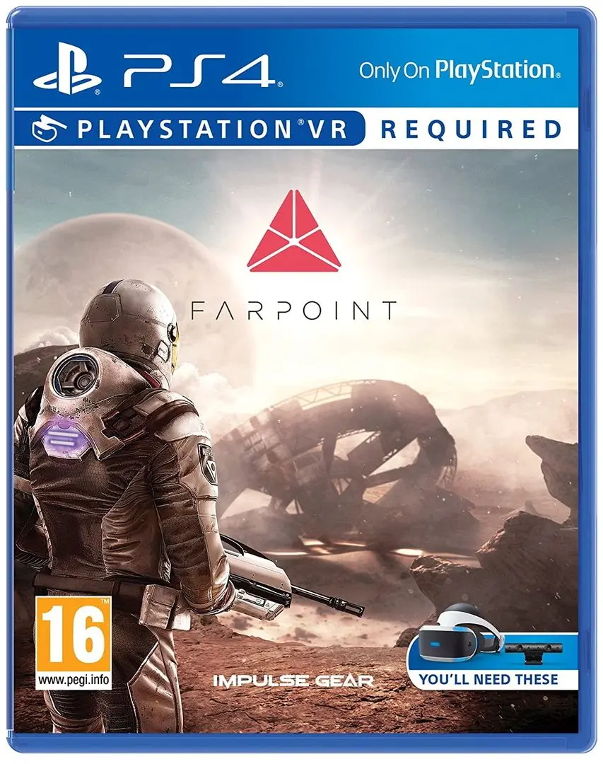 Контроллер прицеливания Sony PlayStation VR Aim +  Farpoint (White) - 3