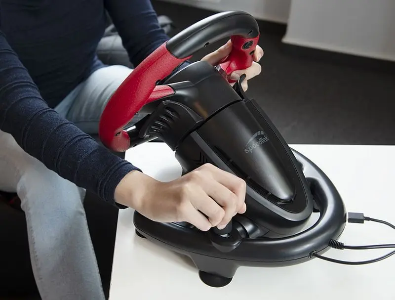 Игровой руль Speedlink Trailblazer (Black/Red) - 4