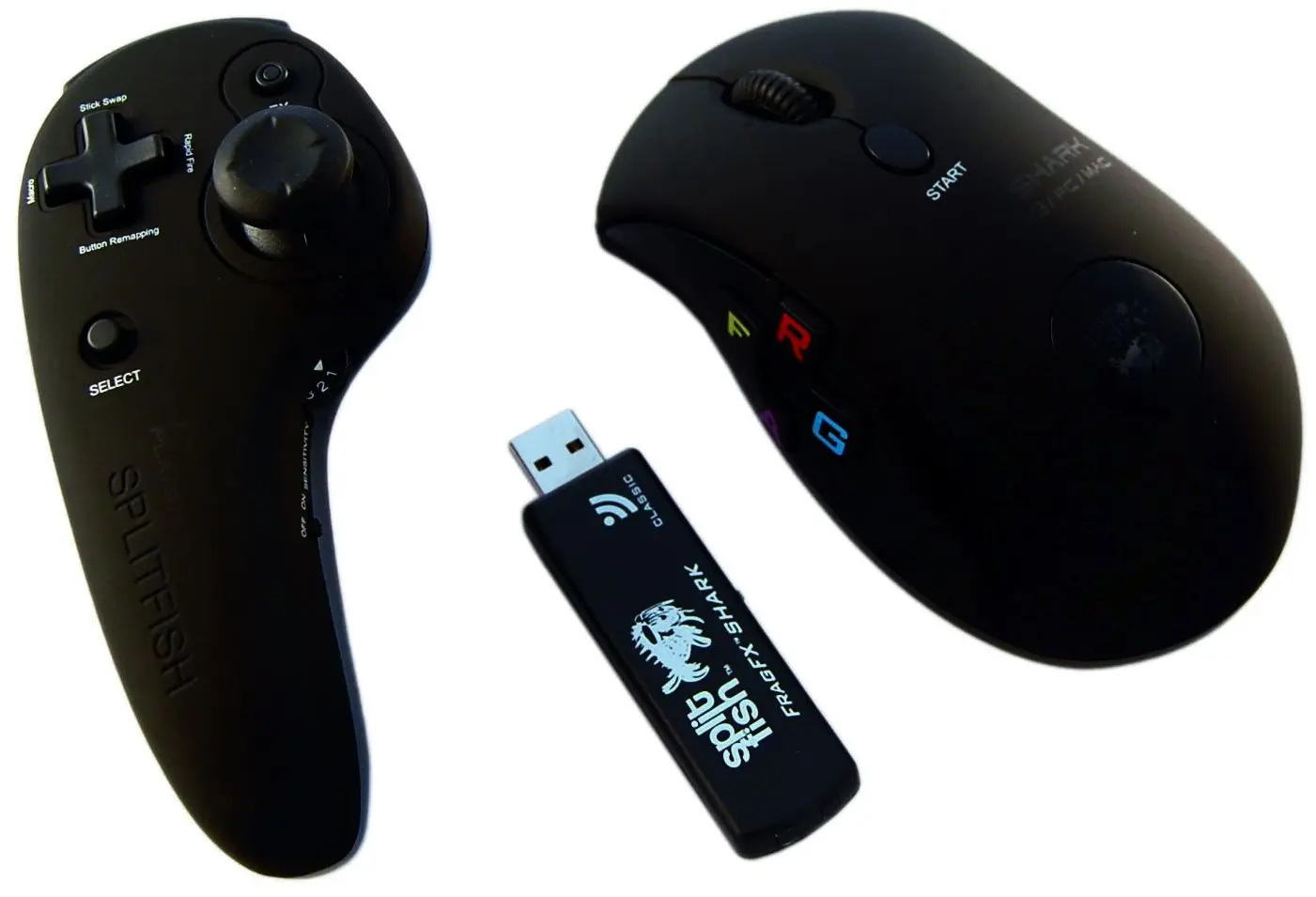 Беспроводной геймпад SplitFish FragFX Shark Classic PS3 (Black)