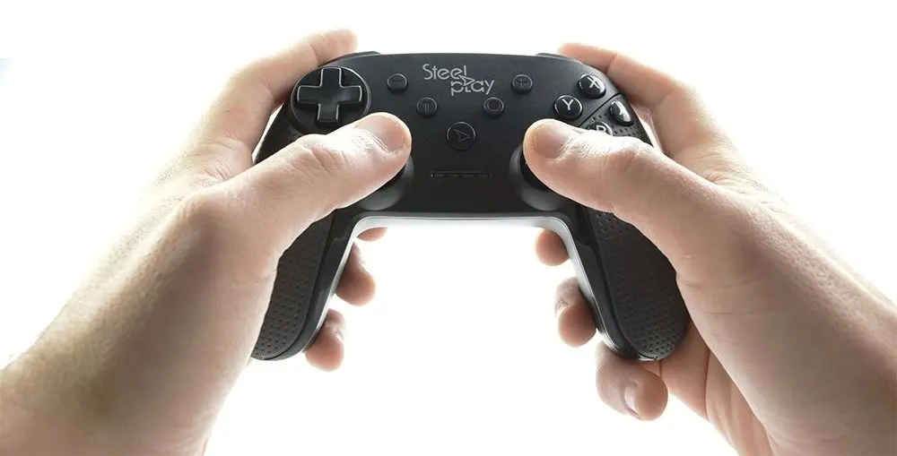 Gamepad fara fir Steelplay Bluetooth Controller (Black) - 4