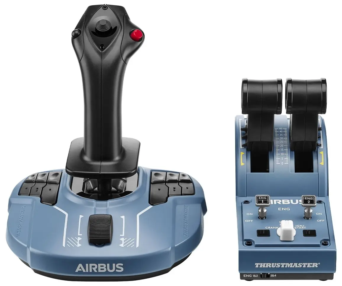 Джойстик Thrustmaster TCA Officer Pack Airbus Edition (Black/Blue)
