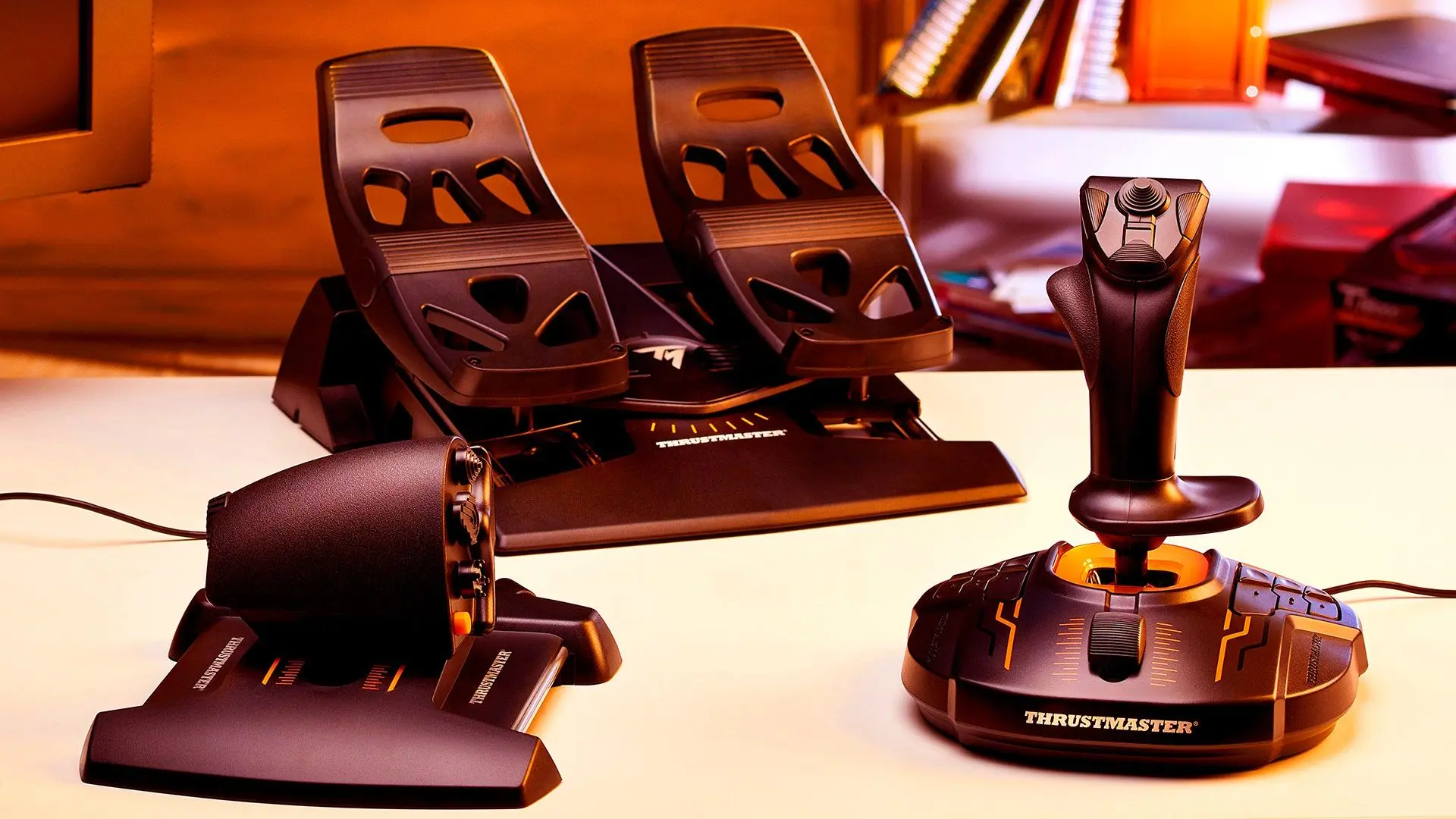 Игровой контроллер с педалями Thrustmaster T.16000M FCS Flight Pack (Black) - 5