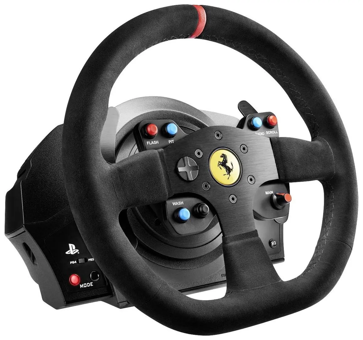 Volan pentru jocuri cu pedale Thrustmaster T300 Ferrari Integral Racing Wheel Alcantara (Black) - 2