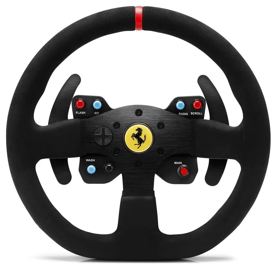 Volan pentru jocuri cu pedale Thrustmaster T300 Ferrari Integral Racing Wheel Alcantara (Black) - 3