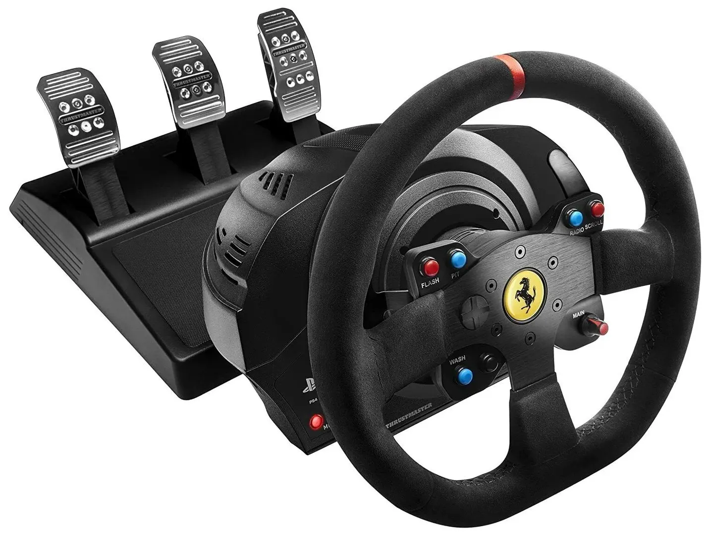 Volan pentru jocuri cu pedale Thrustmaster T300 Ferrari Integral Racing Wheel Alcantara (Black) - 8