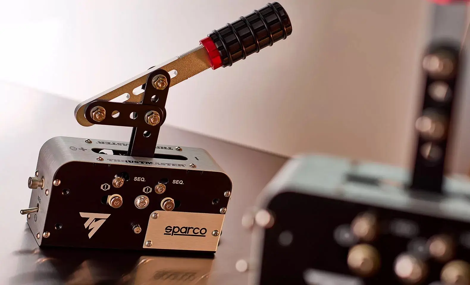 Ручной тормоз 2в1 Thrustmaster Sparco Mod+ (Silver/Black) - 6